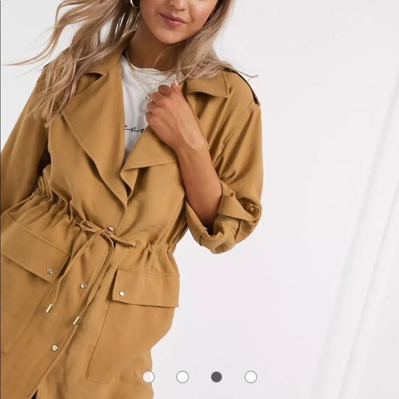 Pull&Bear Utility Jacket in brown - Picture 2 of 4